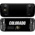University of Colorado CU Logo on Black Steam Deck Handheld Gaming Computer OLED Skin