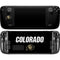 University of Colorado CU Logo on Black Steam Deck Handheld Gaming Computer Skin