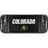 University of Colorado CU Logo on Black Steam Deck Handheld Gaming Computer Skin