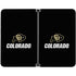 University of Colorado CU Logo on Black Surface Duo Skin
