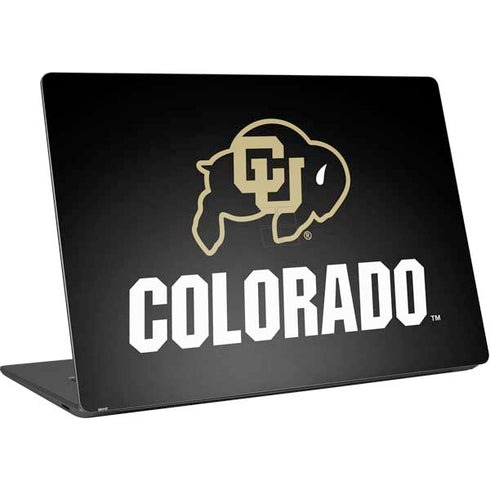University of Colorado CU Logo on Black Surface Laptop 4 15in Skin