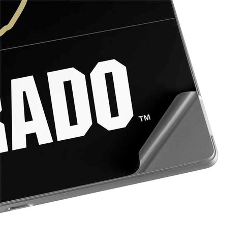 University of Colorado CU Logo on Black Surface Pro 8 Skin