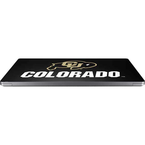 University of Colorado CU Logo on Black Universal Laptop 17in (13.8 x 10in) Skin