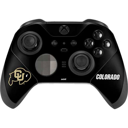 University of Colorado CU Logo on Black Xbox One Skins
