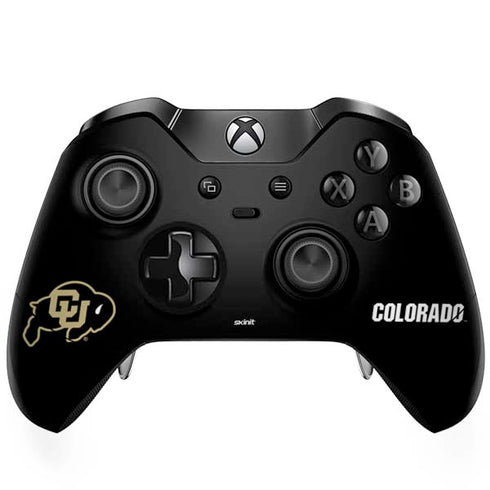University of Colorado CU Logo on Black Xbox One Skins