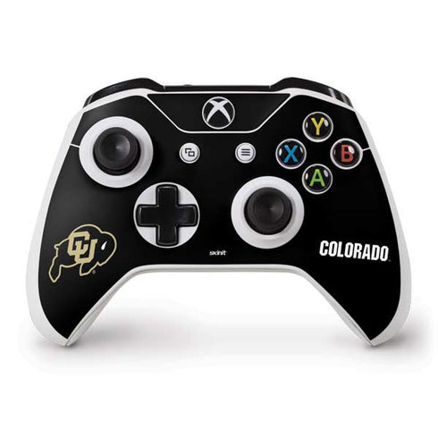 University of Colorado CU Logo on Black Xbox One Skins