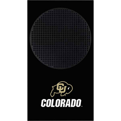University of Colorado CU Logo on Black Xbox Series S Bundle Skin