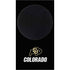 University of Colorado CU Logo on Black Xbox Series S Console Skin