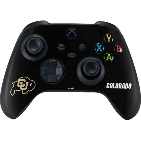 University of Colorado CU Logo on Black Xbox Series X Bundle Skin