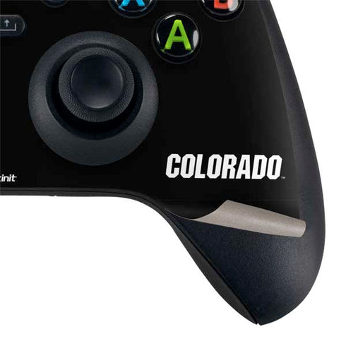 University of Colorado CU Logo on Black Xbox Series X Bundle Skin