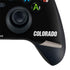 University of Colorado CU Logo on Black Xbox Series X Controller Skin