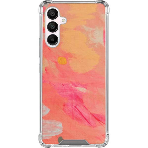 Colored Finger Paint Galaxy A16 5G Clear Case