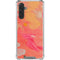 Colored Finger Paint Galaxy A17 Clear Case