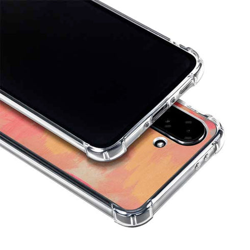Colored Finger Paint Galaxy A36 5G Clear Case