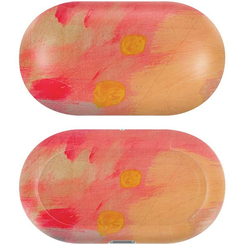 Colored Finger Paint Galaxy Buds Plus Skin