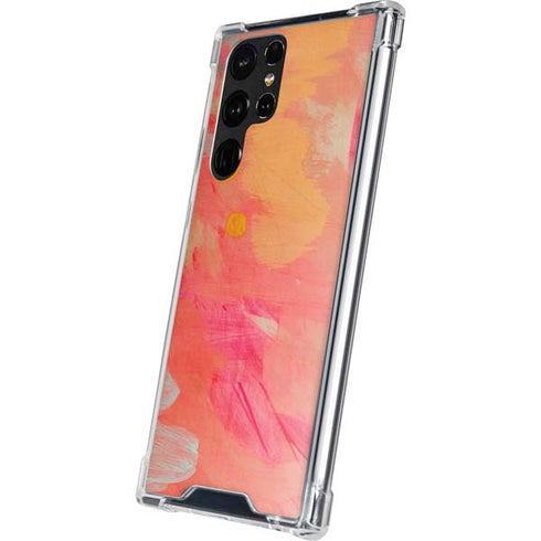Colored Finger Paint Galaxy S23 Ultra Clear Case