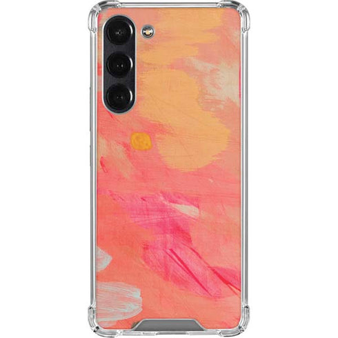 Colored Finger Paint Galaxy S24 FE Clear Case
