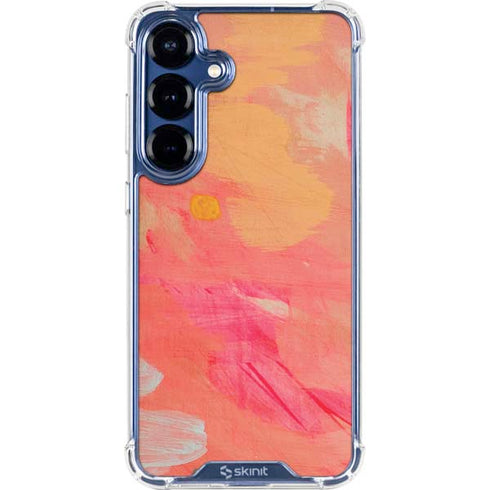 Colored Finger Paint Galaxy S25 Clear Case