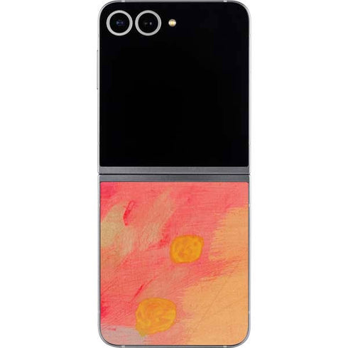 Colored Finger Paint Galaxy Z Flip6 Skin
