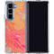 Colored Finger Paint Galaxy Z Fold5 5G Clear Case