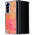 Colored Finger Paint Galaxy Z Fold5 5G Clear Case