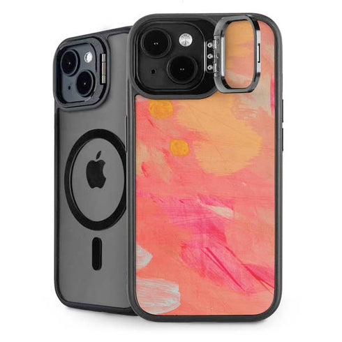 Colored Finger Paint iPhone 15 Plus Kickstand Case