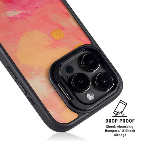Colored Finger Paint iPhone 15 Pro Max Kickstand Case