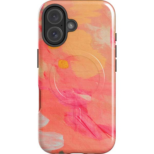 Colored Finger Paint iPhone 16 Magsafe Impact Case