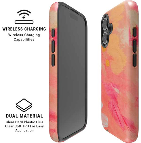 Colored Finger Paint iPhone 16 Magsafe Impact Case