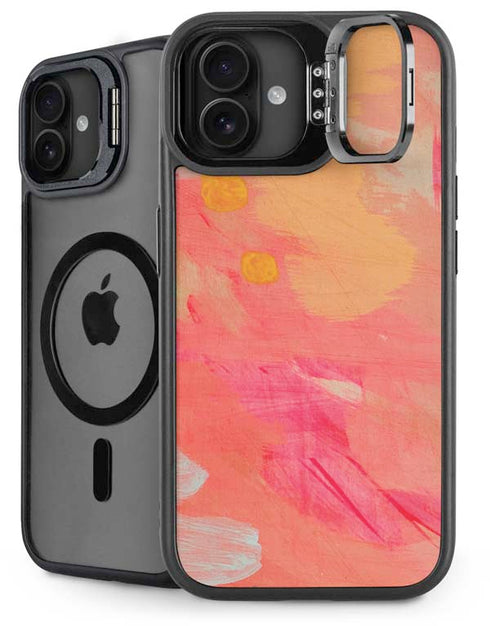 Colored Finger Paint iPhone 16 Plus Kickstand Case