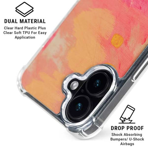 Colored Finger Paint iPhone 16 Plus MagSafe Case