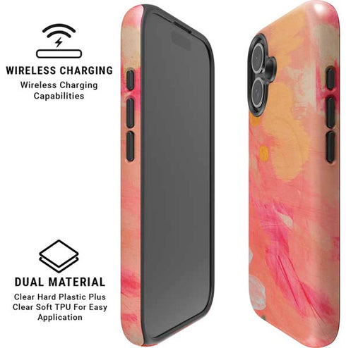 Colored Finger Paint iPhone 16 Plus Magsafe Impact Case