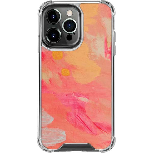Colored Finger Paint iPhone 16 Pro Clear Case