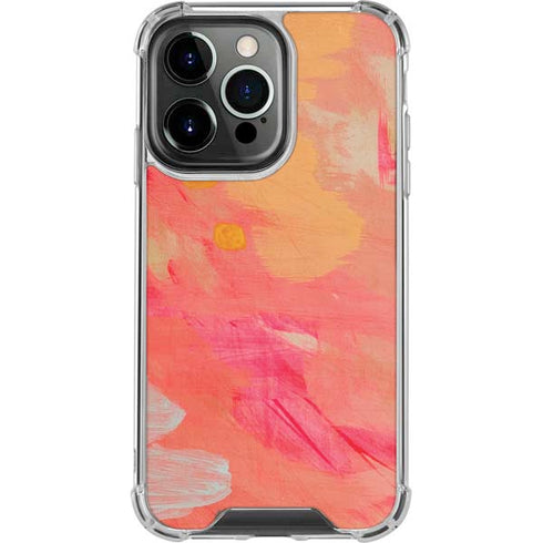 Colored Finger Paint iPhone 16 Pro Max Clear Case