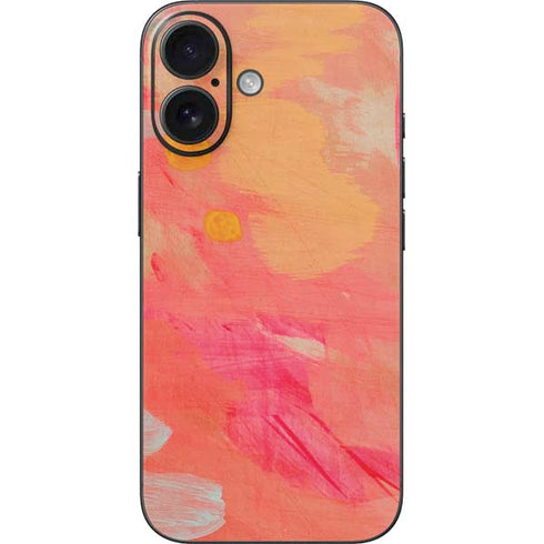 Colored Finger Paint iPhone 16 Skin