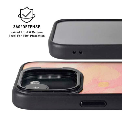 Colored Finger Paint iPhone 16e Kickstand Case