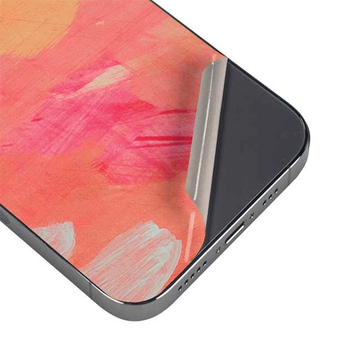 Colored Finger Paint iPhone 16e Skin