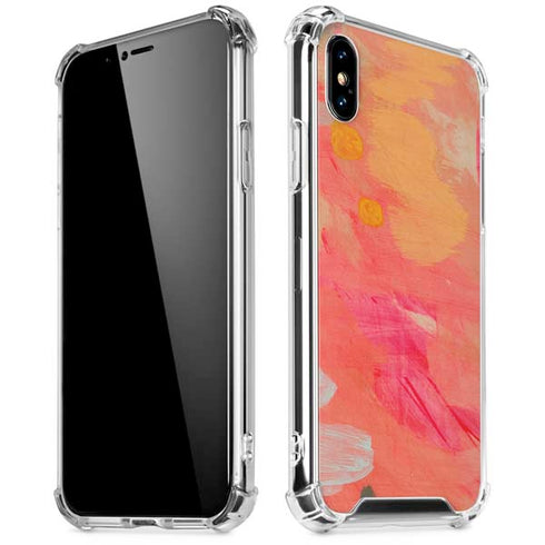 Colored Finger Paint iPhone X/XS Clear Case