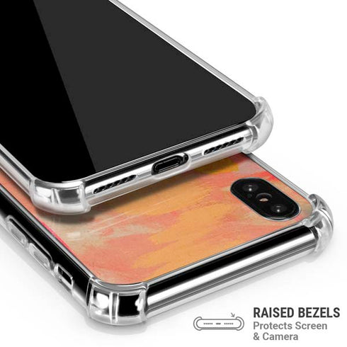 Colored Finger Paint iPhone X/XS Clear Case