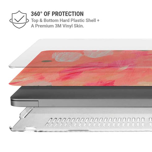 Colored Finger Paint MacBook Pro 14in (2021-24) Case plus Skin
