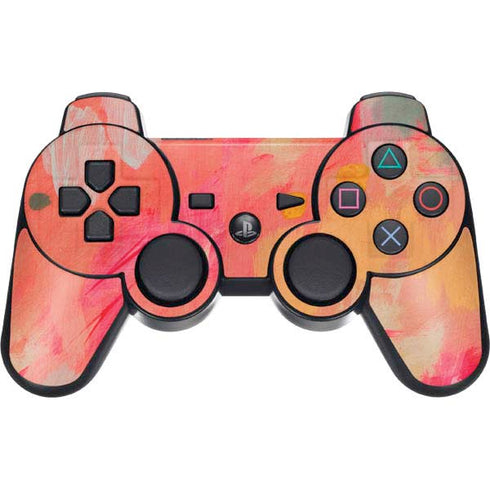 Colored Finger Paint PS3 Dual Shock wireless controller Skin