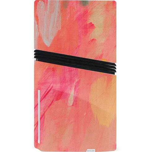 Colored Finger Paint PS5 Pro Disk Console Skin