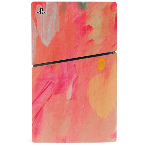 Colored Finger Paint PS5 Slim Digital Edition Console Skin