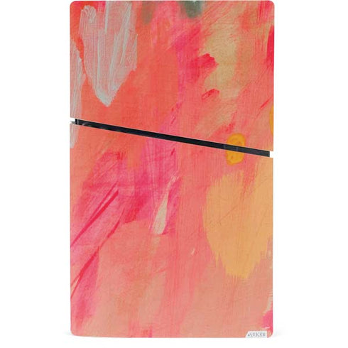 Colored Finger Paint PS5 Slim Digital Edition Console Skin