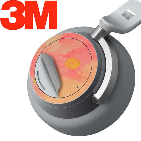 Colored Finger Paint Surface Headphones Skin