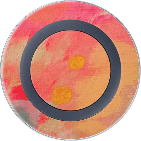 Colored Finger Paint Wireless Charger Skin