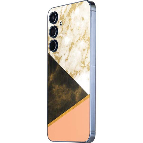 Colored Marble Galaxy A55 5G Skin