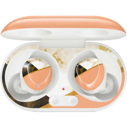 Colored Marble Galaxy Buds Plus Skin