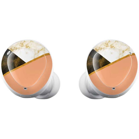 Colored Marble Galaxy Buds Plus Skin
