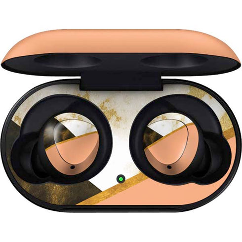 Colored Marble Galaxy Buds Skin